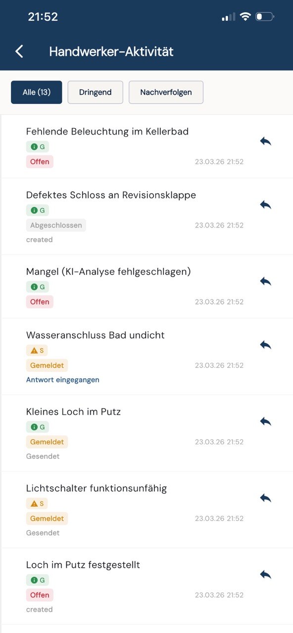 Baunario Mängelliste